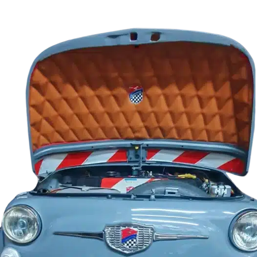 Tappeto sotto cofano anteriore Fiat 500 d'epoca