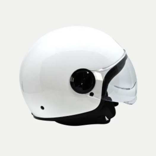 Casco BHR 835 Special bianco metallizzato