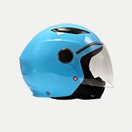 Casco BHR 838 Children azzurro metallizzato