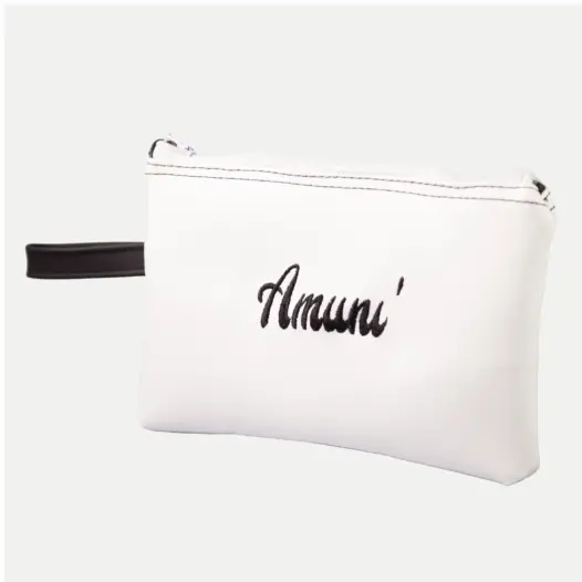Pochette amunì bianca