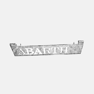 Griglia alzacofano Fiat 500 “ABARTH” cromata