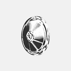 Coppa ruota Fiat 500 Giardiniera 850 Berlina 600 E - 600 T Furgone 2° serie Acciaio